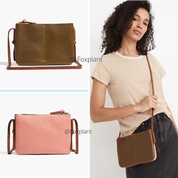 Madewell The‎ Knotted Crossbody Bag: Colorblock Edition - Picture 1 of 16